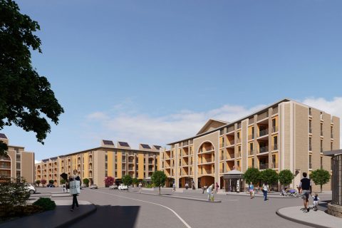 Social housing in Pietralata